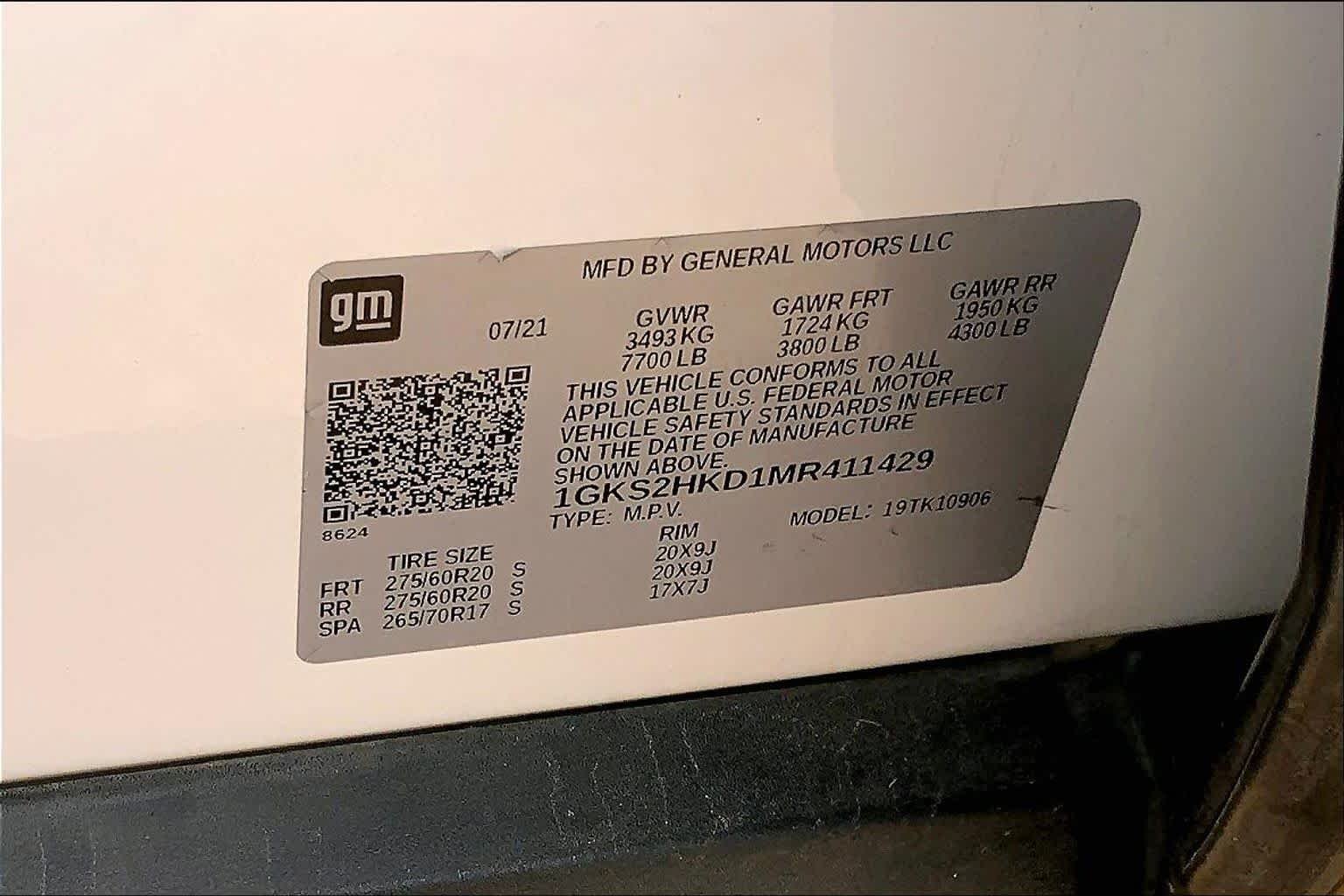 Used 2021 Summit White GMC AT4 image 33