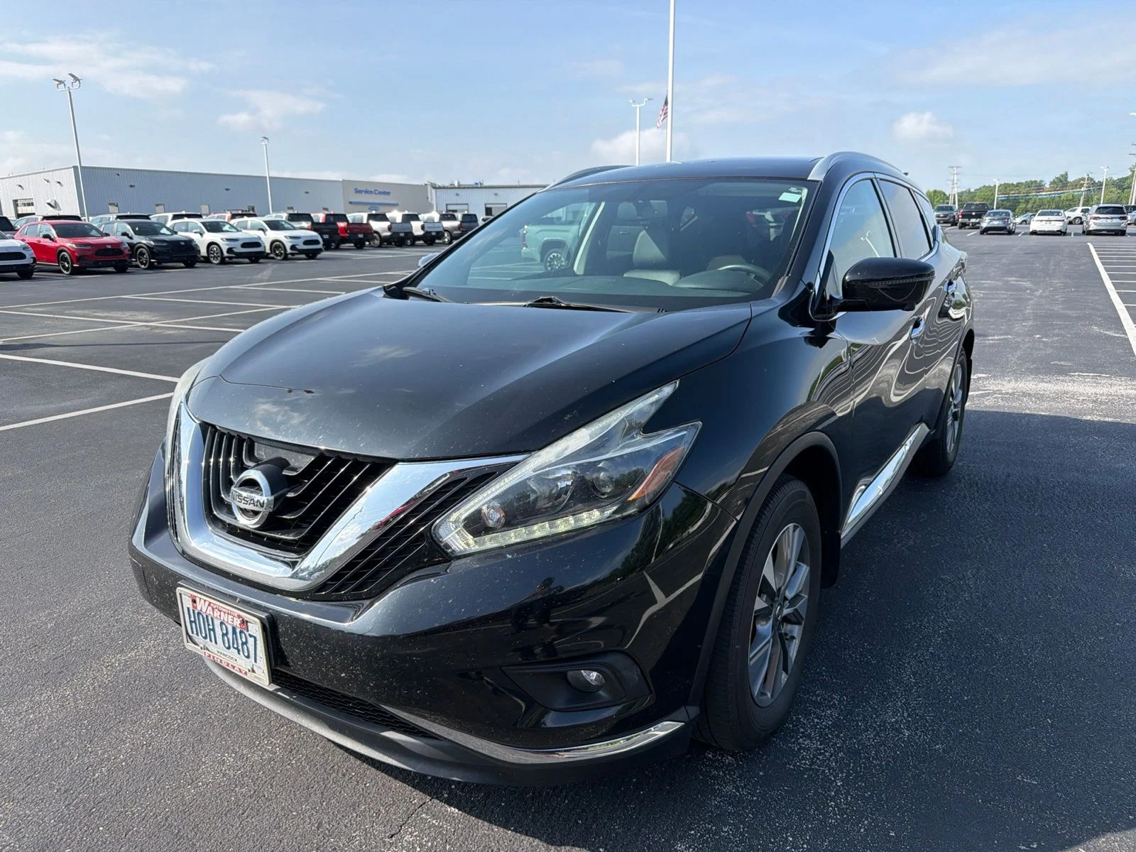Used 2018 Nissan Murano SL with VIN 5N1AZ2MH1JN101845 for sale in Lima, OH