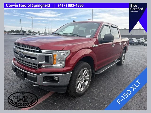 Used 2019 Red Ford XLT image 1