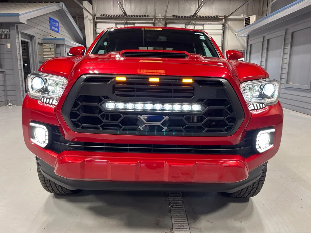 Used 2021 Barcelona Red Metallic Toyota TRD Sport image 2
