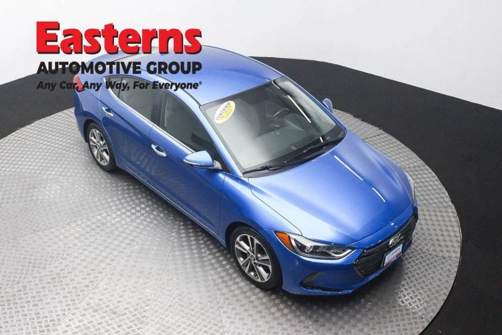 Used 2017 Blue Hyundai Limited image 3