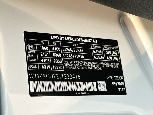 New 2026 Arctic White Mercedes-Benz Cargo 170 WB image 28