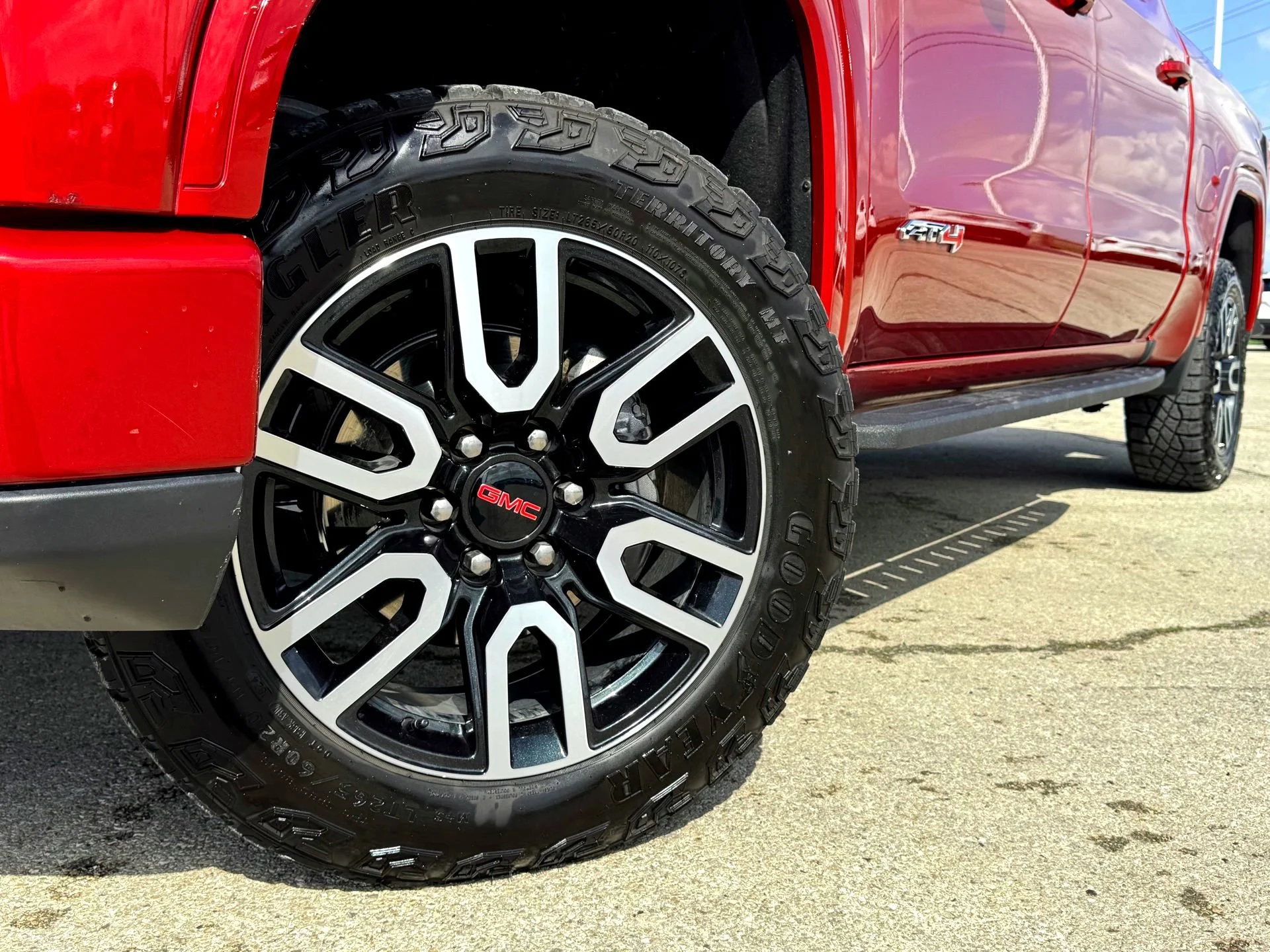 Used 2024 Volcanic Red Tintcoat GMC AT4 image 2