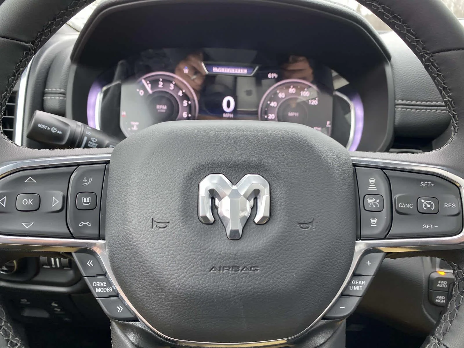New 2026 Bright White Clear-Coat Exterior Paint Ram Laramie image 14