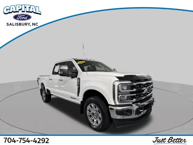 Used 2024 White Ford Lariat image 1