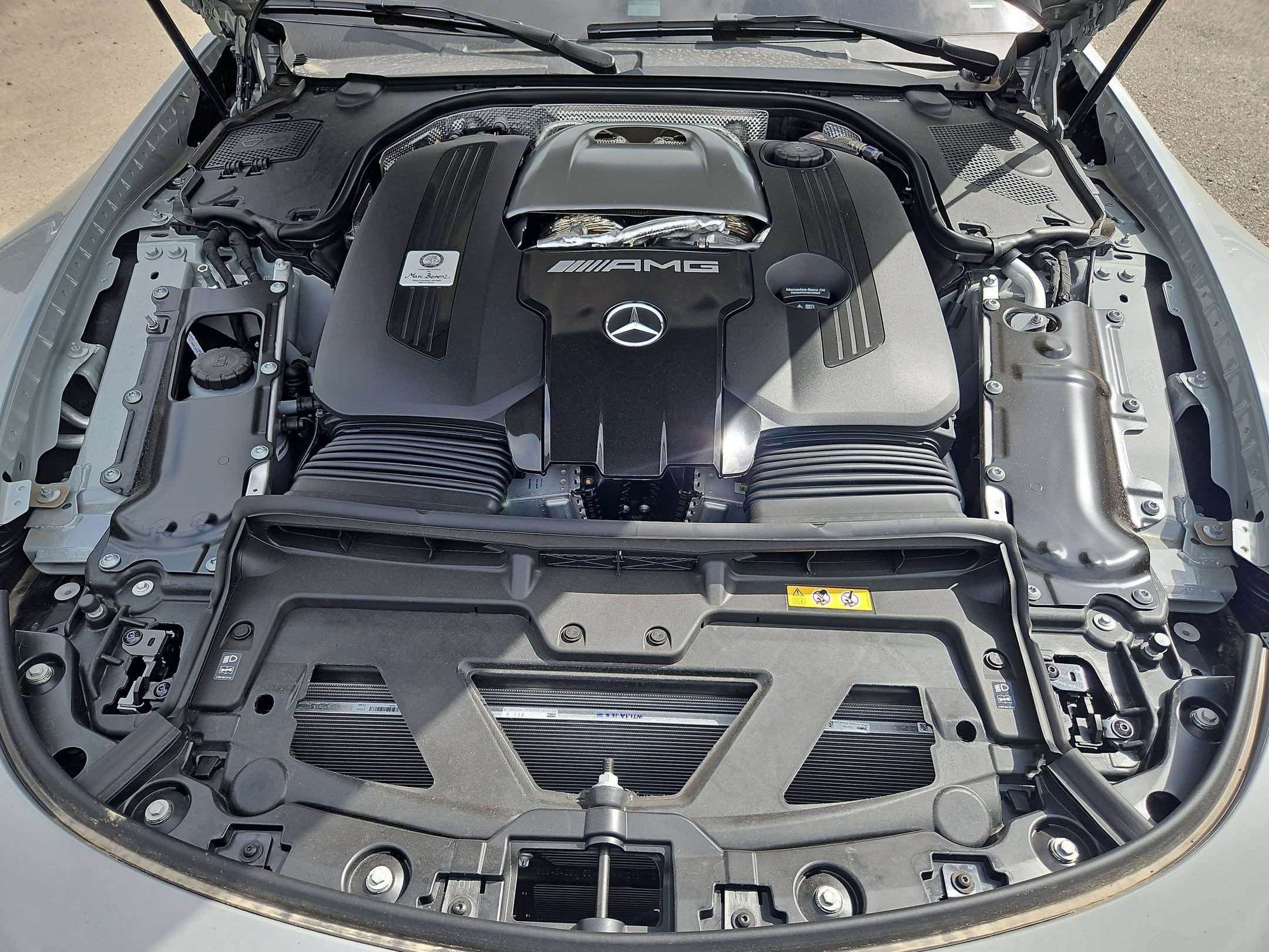New 2025 MANUFAKTUR Alpine Grey Mercedes-Benz AMG® SL 55 Roadster image 54