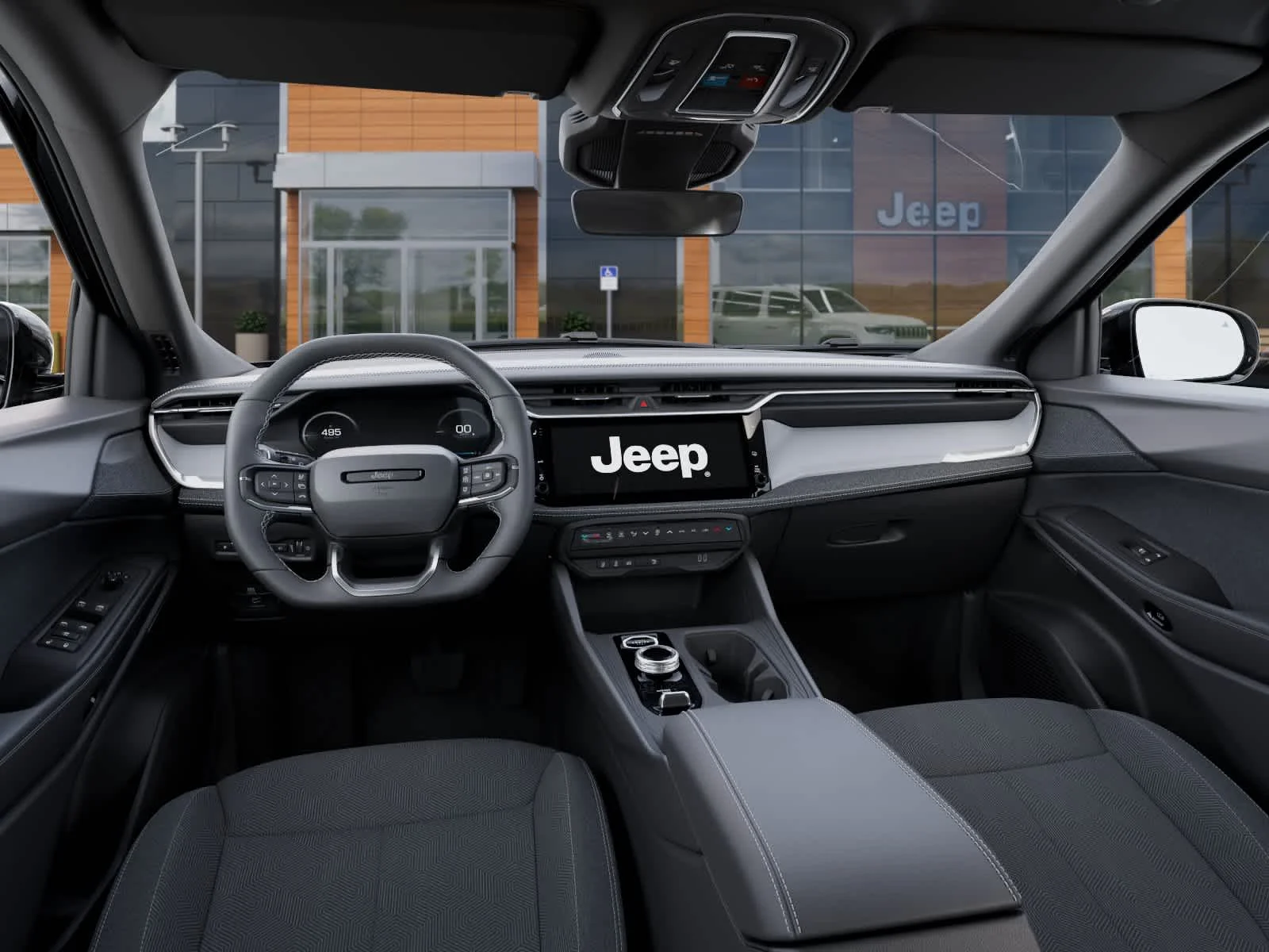 New 2026 Diamond Black Crystal Pearlcoat Jeep Laredo image 14
