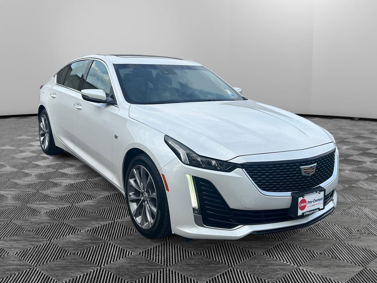 Used 2020 Crystal White Tricoat Cadillac Premium Luxury image 7