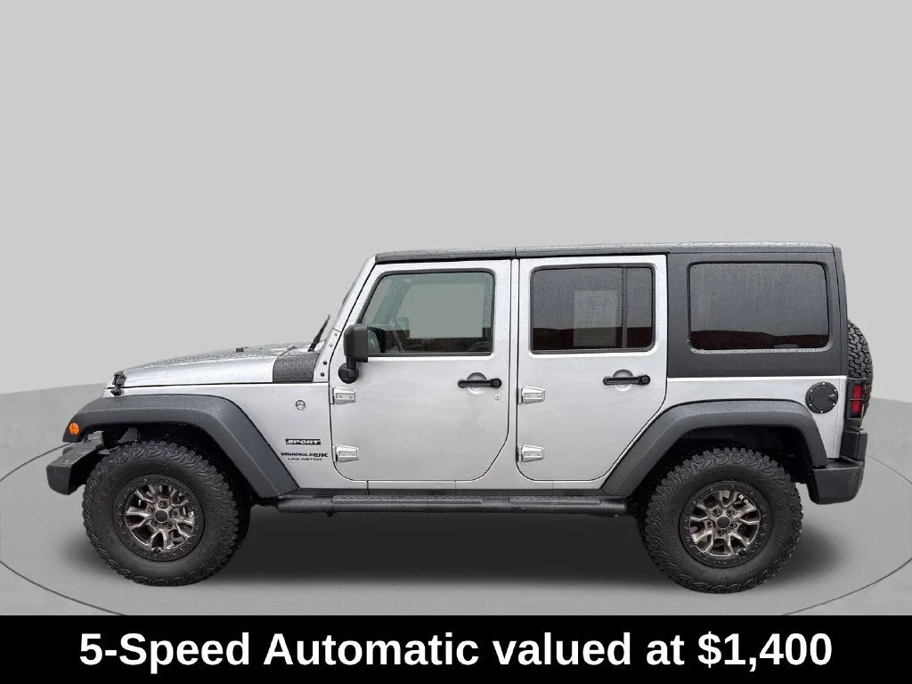 Used 2018 Silver Jeep Unlimited Sport image 2