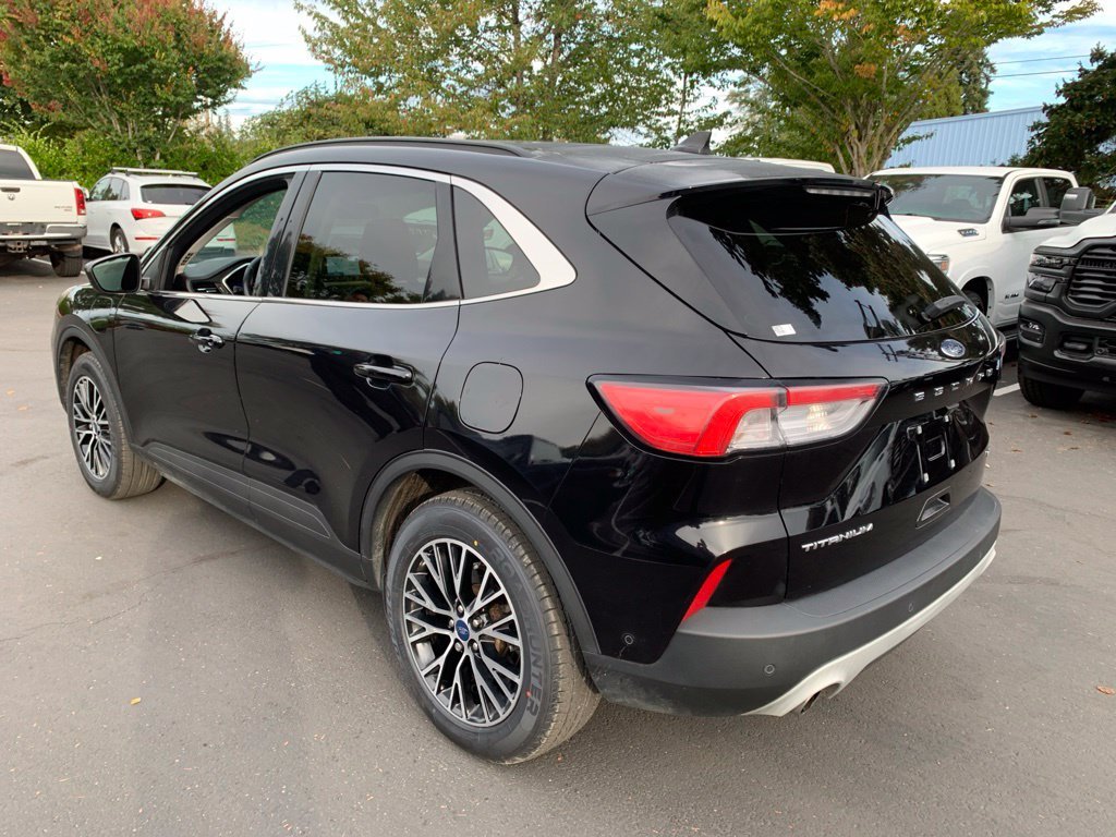 Used 2021 Black Ford Titanium image 2