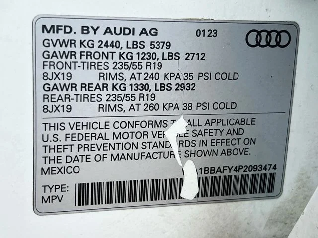 Used 2023 White Audi 40 Premium Plus image 35