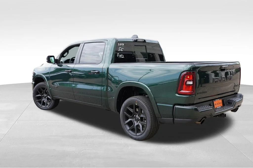 New 2026 Serrano-Green Metallic Exterior Paint RAM Laramie image 5