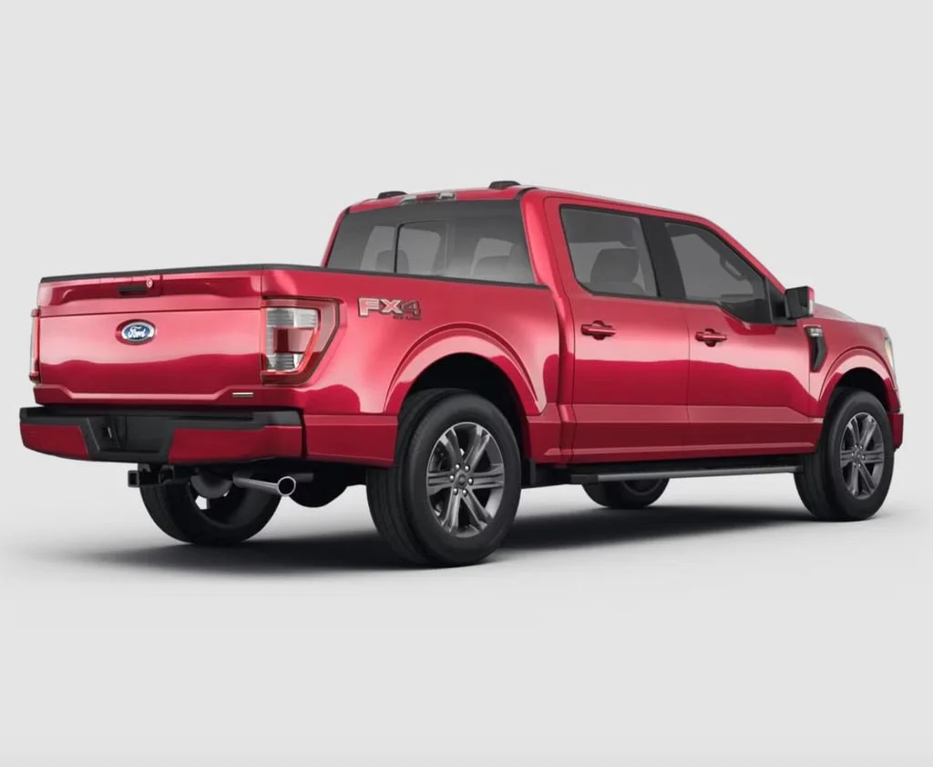 Used 2022 Red Ford LARIAT image 3