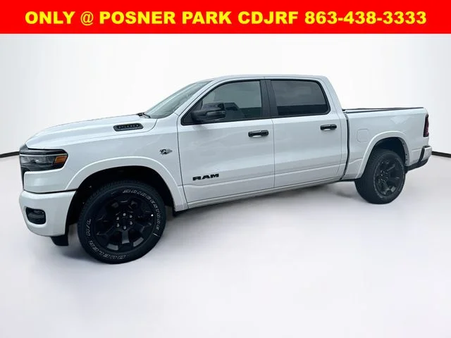 New 2026 Bright White Clear-Coat Exterior Paint RAM BIG HORN image 4