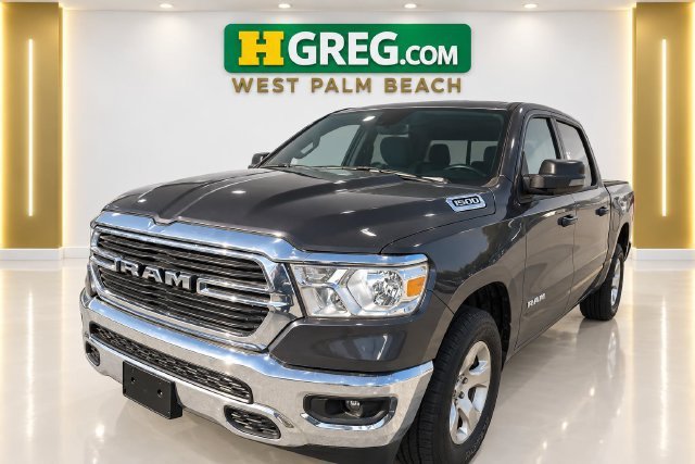 Used 2021 Granite Crystal Metallic Clearcoat Ram Big Horn image 1