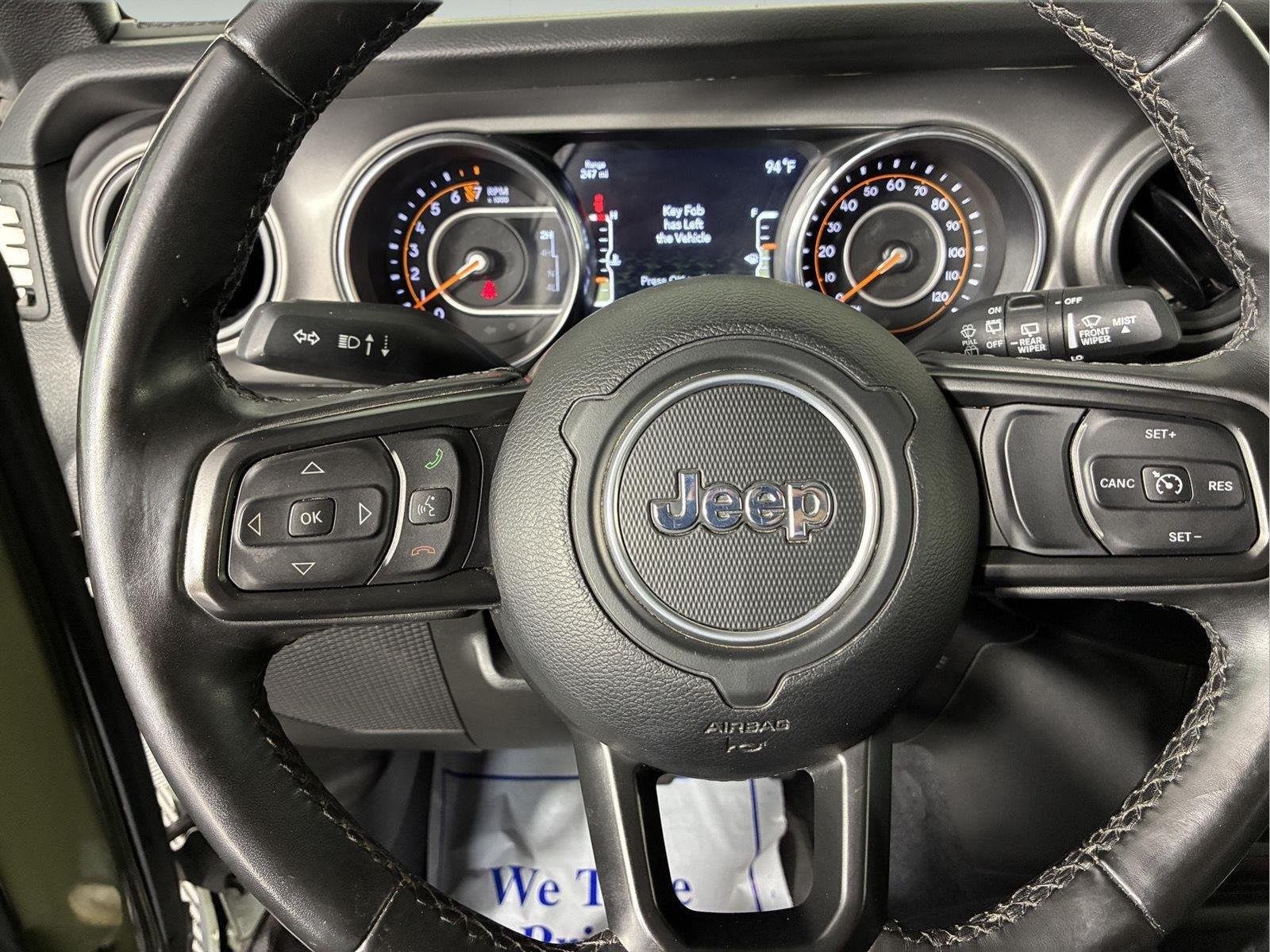 Used 2022 Sarge Green Clearcoat Jeep Unlimited Willys image 37