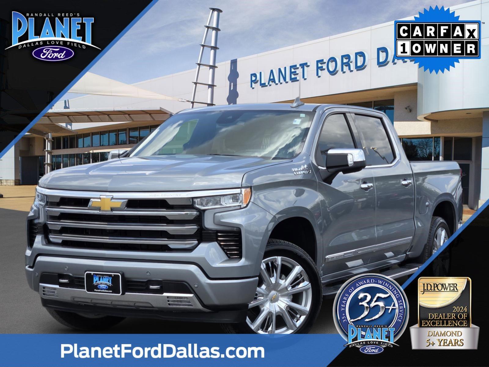 Used 2026 Sterling Gray Metallic Chevrolet High Country image 1