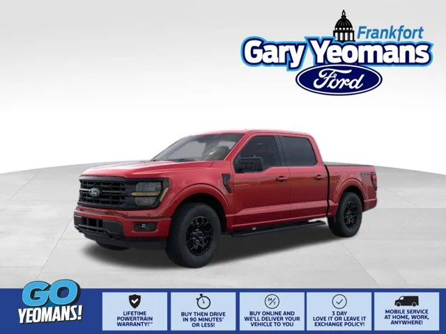 New 2026 Ruby Red Metallic Tinted Clearcoat Ford XLT image 1