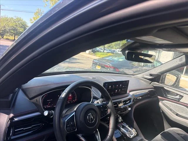 Used 2025 Liquid Carbon Metallic Acura SH-AWD A-SPEC image 3