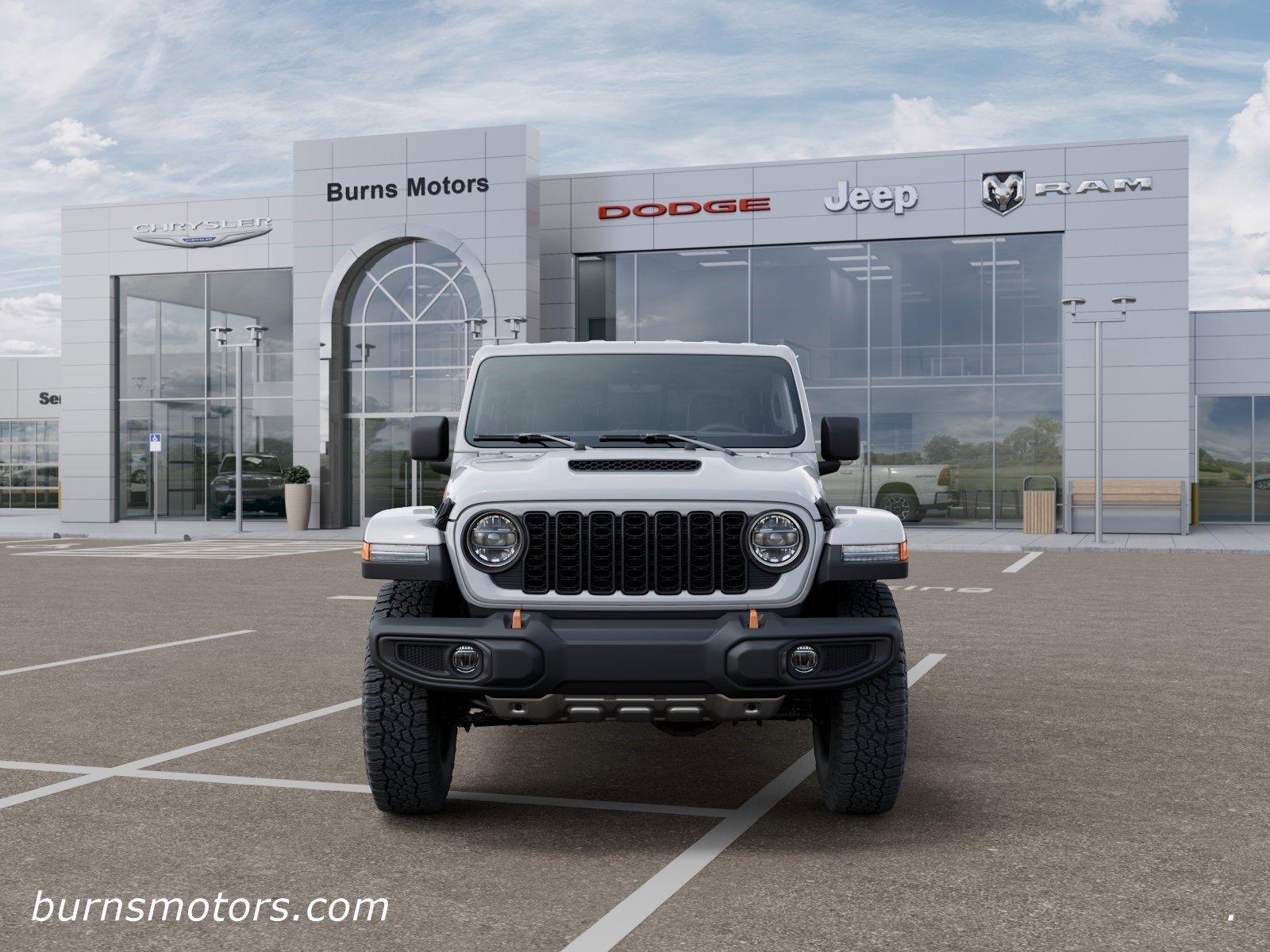 New 2026 Bright White Clear-Coat Exterior Paint Jeep Mojave image 6