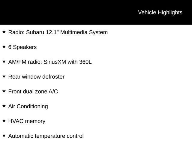New 2026 CRYSTAL BLACK SILICA Subaru Premium image 3