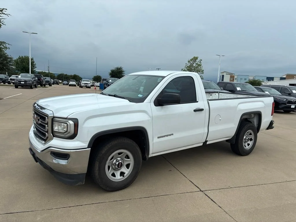 Used 2017 SUMMIT WHITE GMC 2WD Reg Cab 133.0" image 1