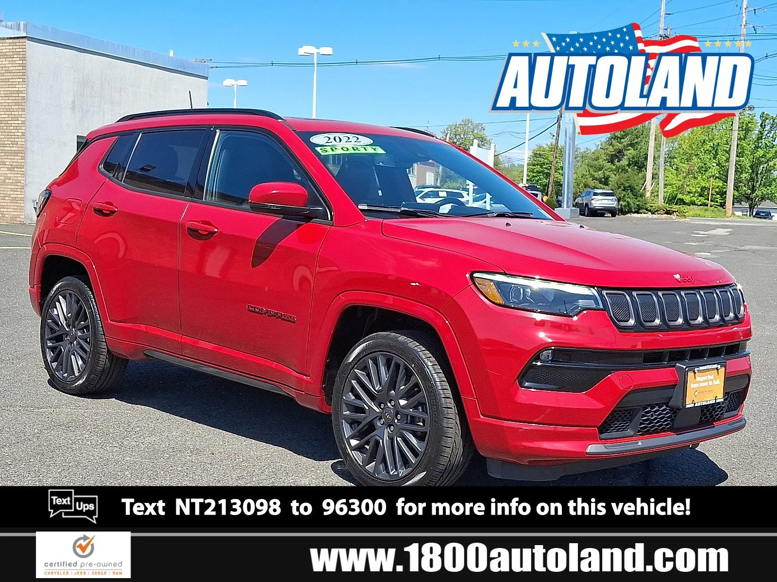 Certified Used 2022 Redline Pearlcoat Jeep (RED) Edition image 1
