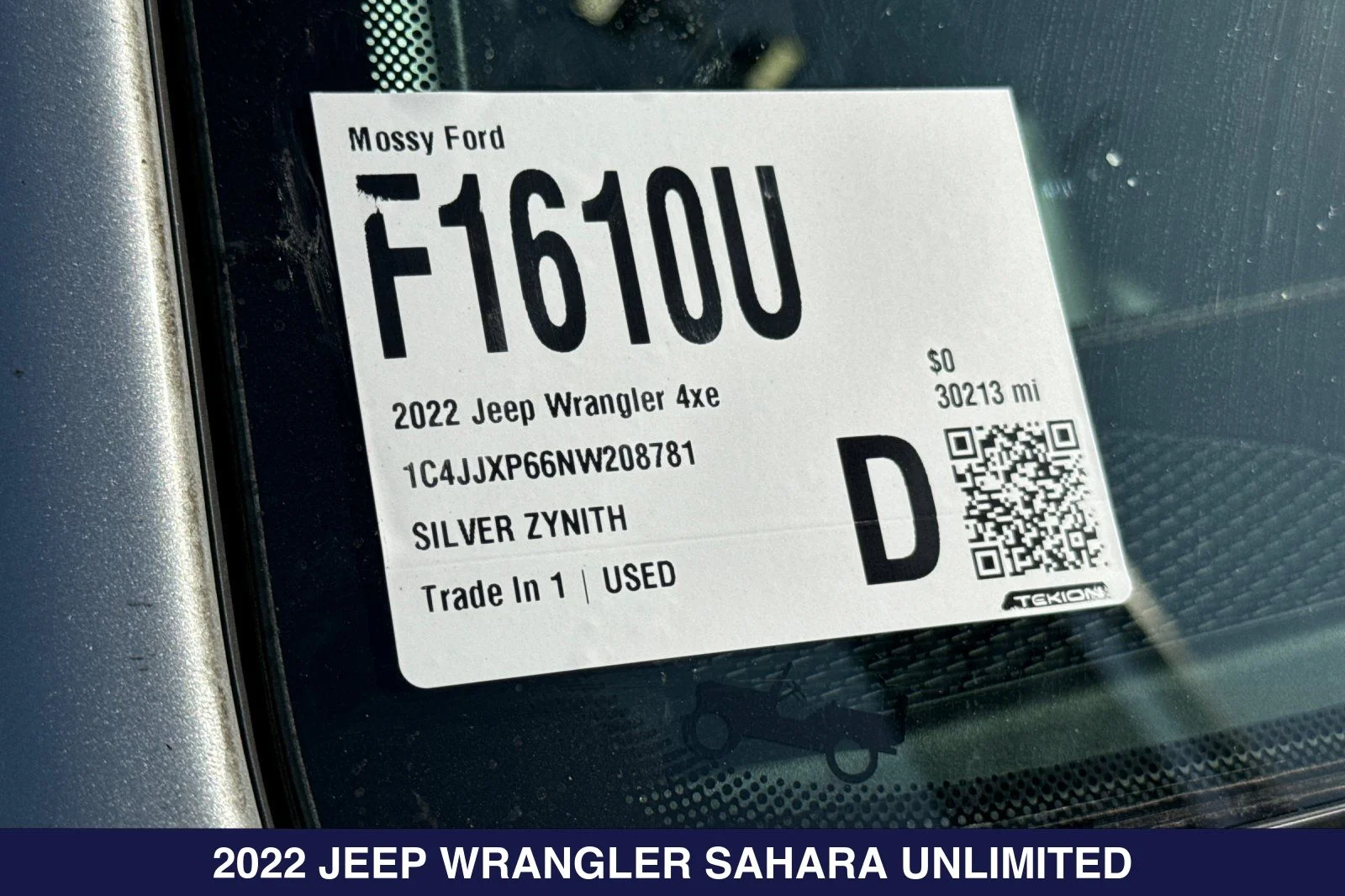 Used 2022 Silver Jeep Unlimited Sahara 4xe image 2