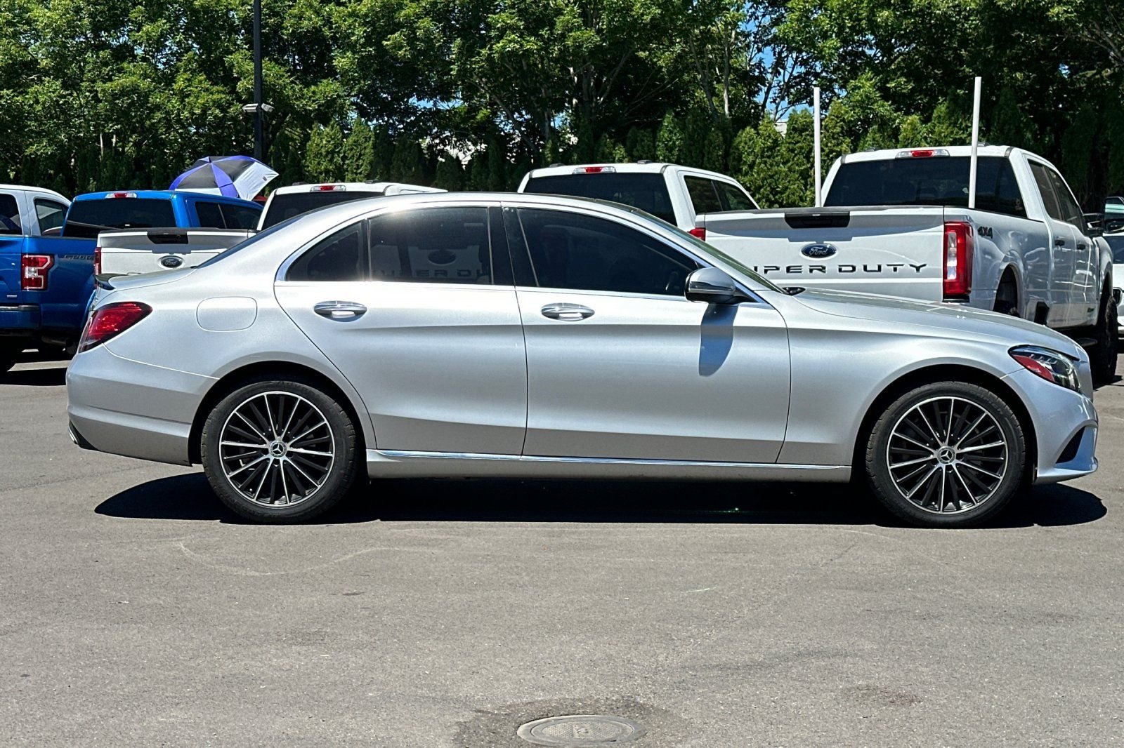 Used 2019 Silver Mercedes-Benz C 300 image 3