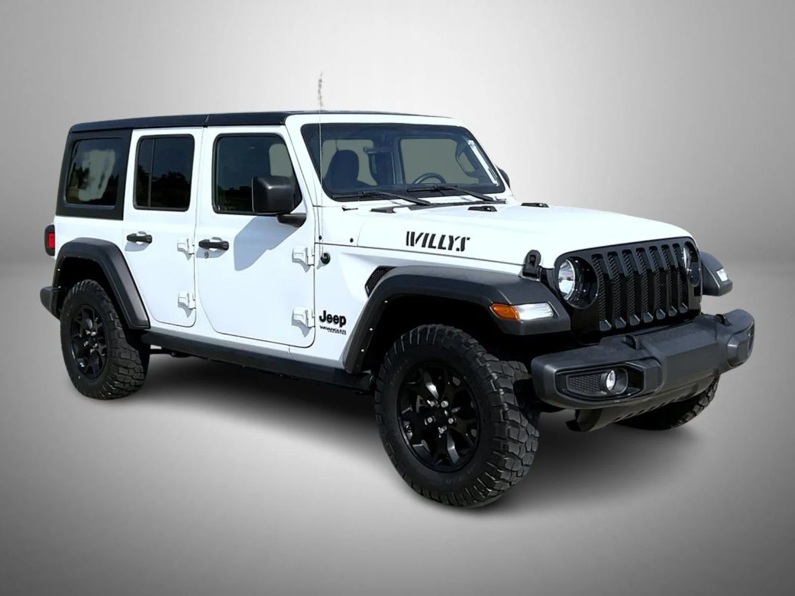 Used 2022 White Jeep Unlimited Willys image 3