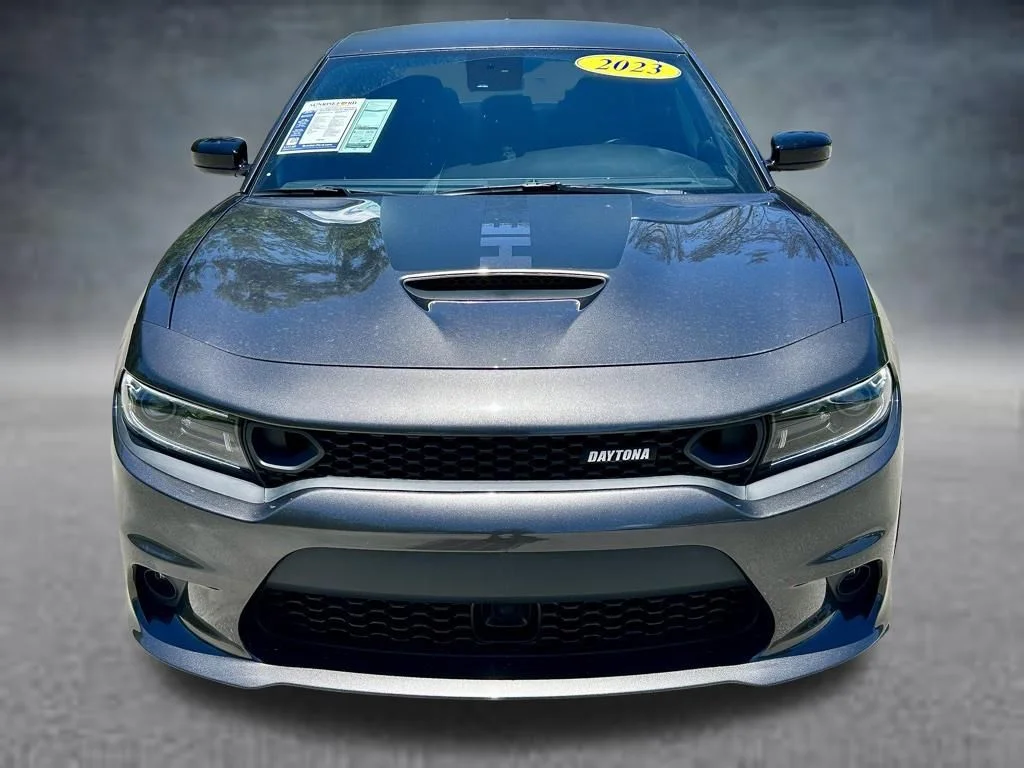 Used 2023 Granite Crystal Clearcoat Metallic Dodge R/T Scat Pack image 2