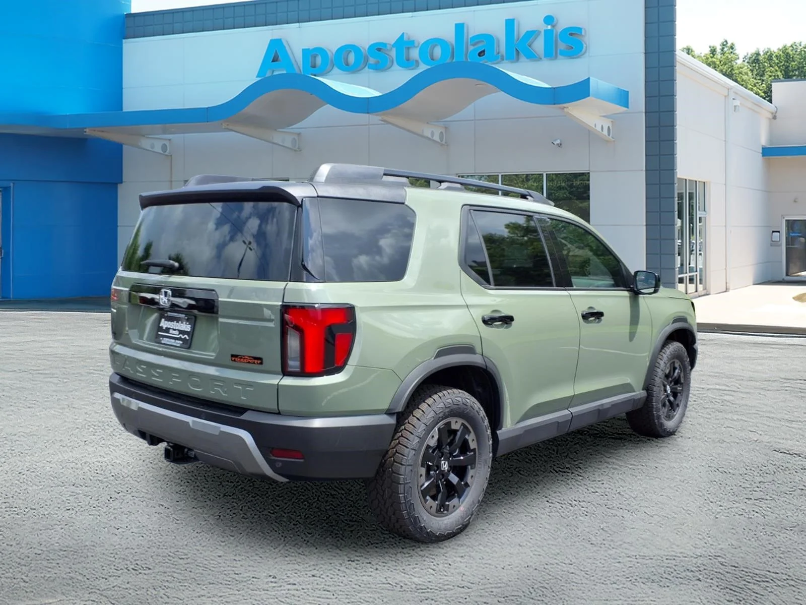 New 2026 Ash Green Metallic Honda TrailSport Elite image 3