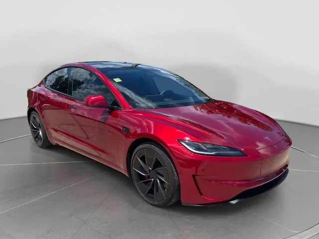 Used 2025 Ultra Red Tesla Performance image 10