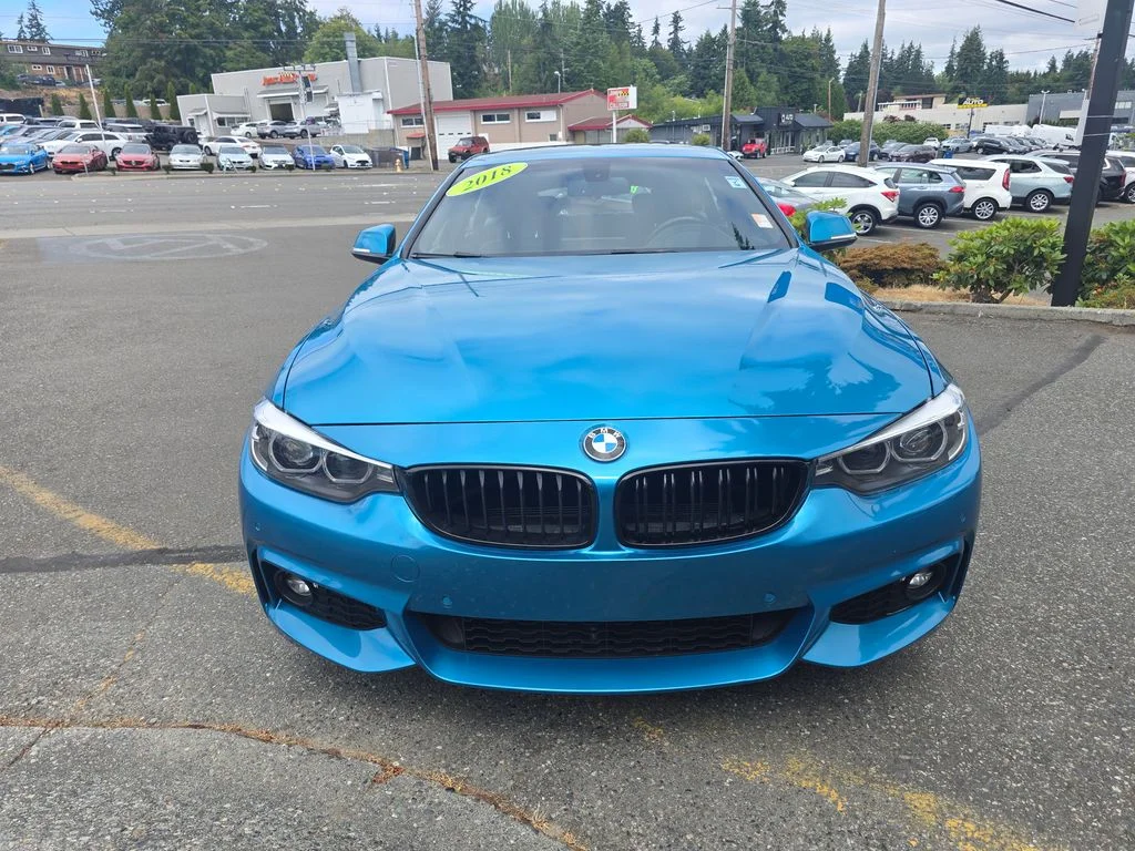 Used 2018 BMW 4 Series 430i with VIN WBA4J3C5XJBL04799 for sale in North Bend, WA