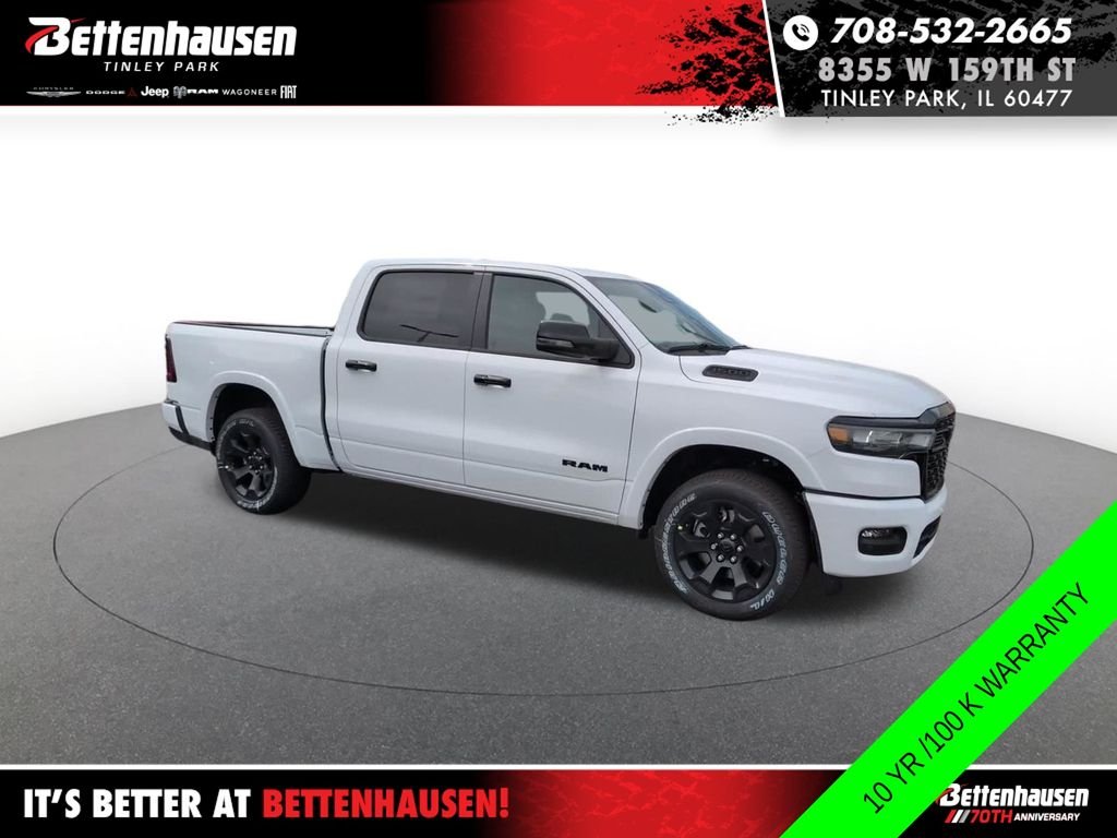 New 2026 Bright White Clear-Coat Exterior Paint RAM Big Horn/Lone Star image 4