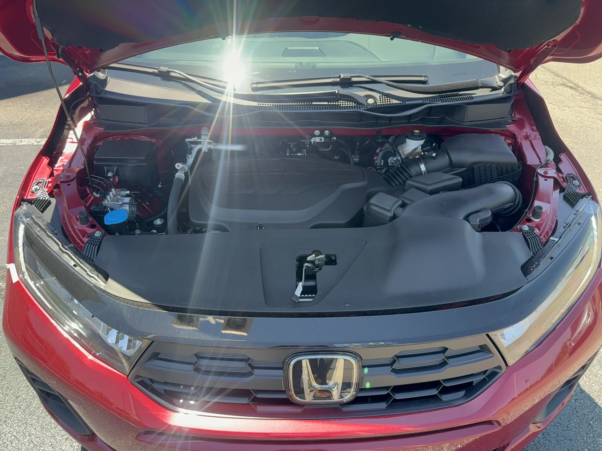 New 2026 Radiant Red Metallic II Honda EX-L image 16