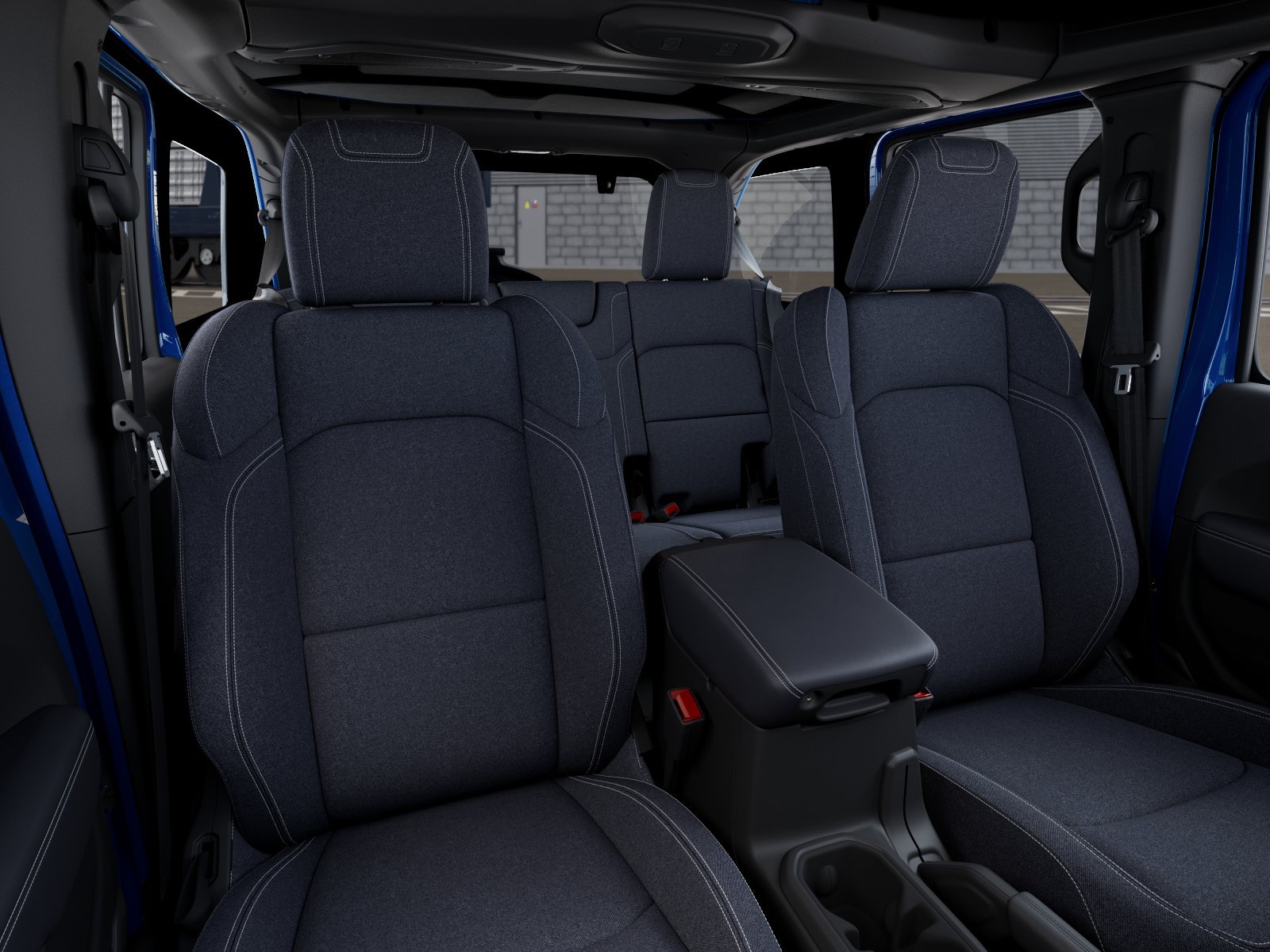 New 2026 Hydro Blue Pearl-Coat Exterior Paint Jeep Rubicon image 9