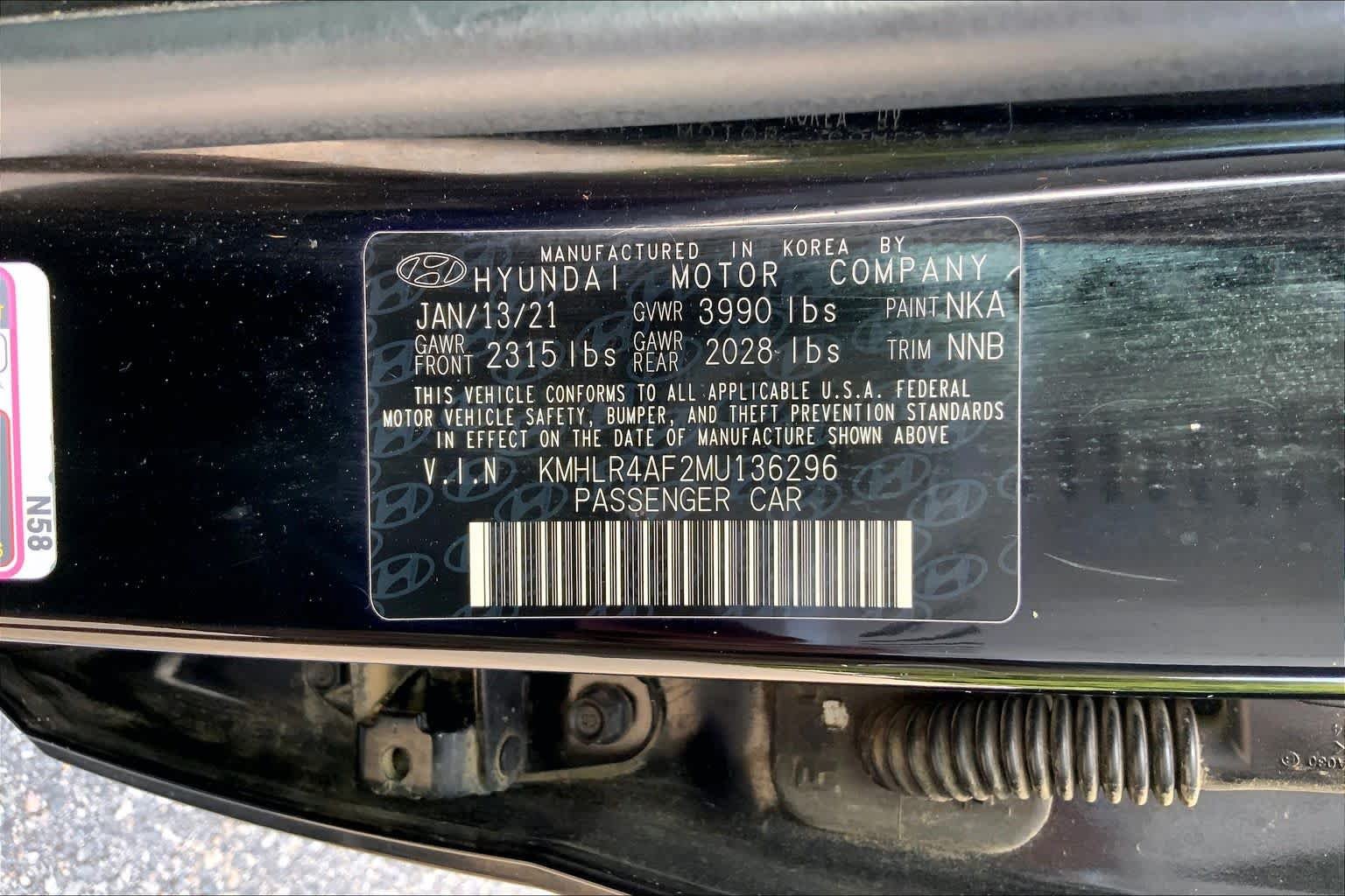 Used 2021 Phantom Black Hyundai N Line image 30