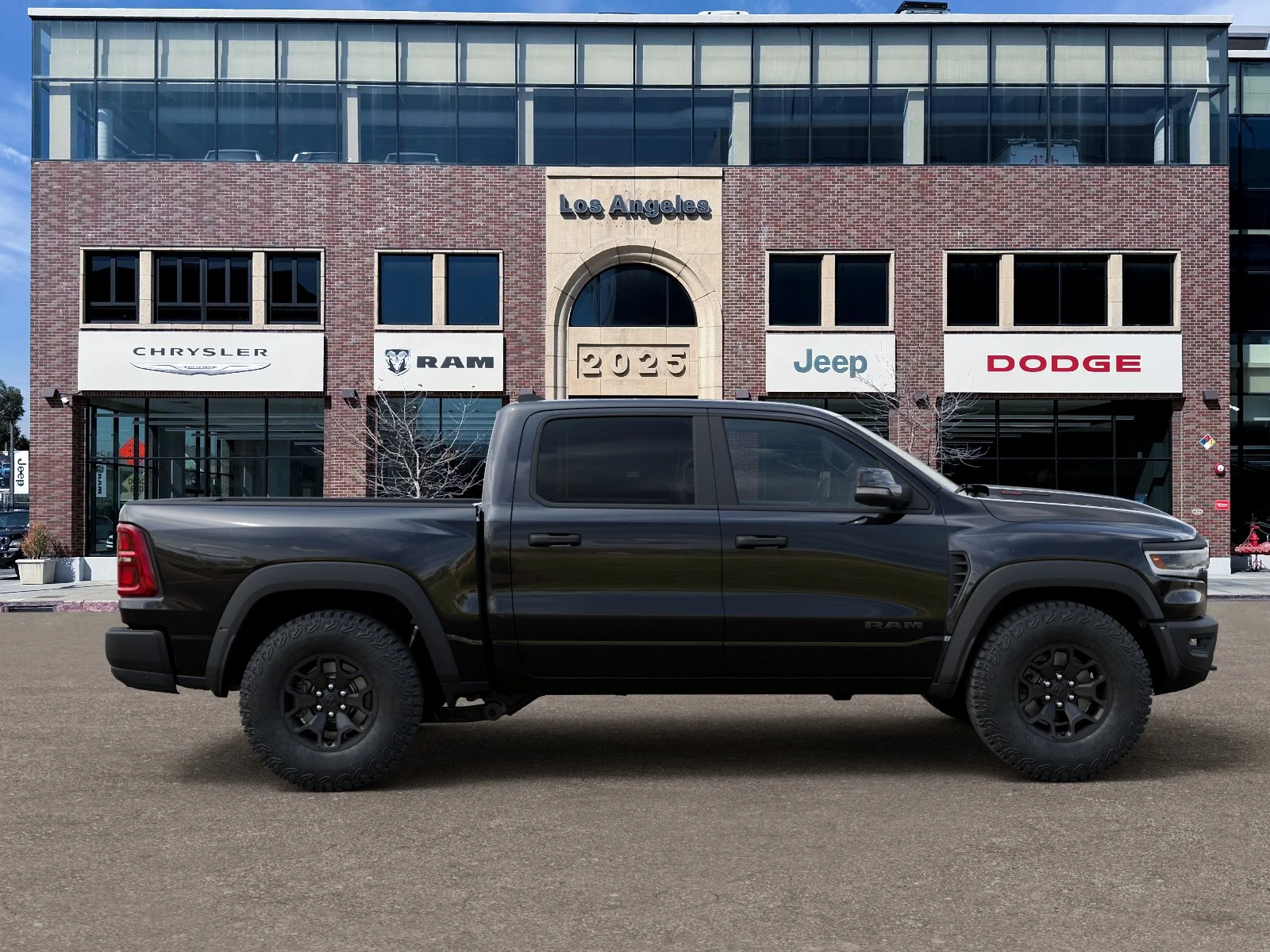 New 2026 Diamond Black Crystal Pearl-Coat Exterior Paint RAM RHO image 47