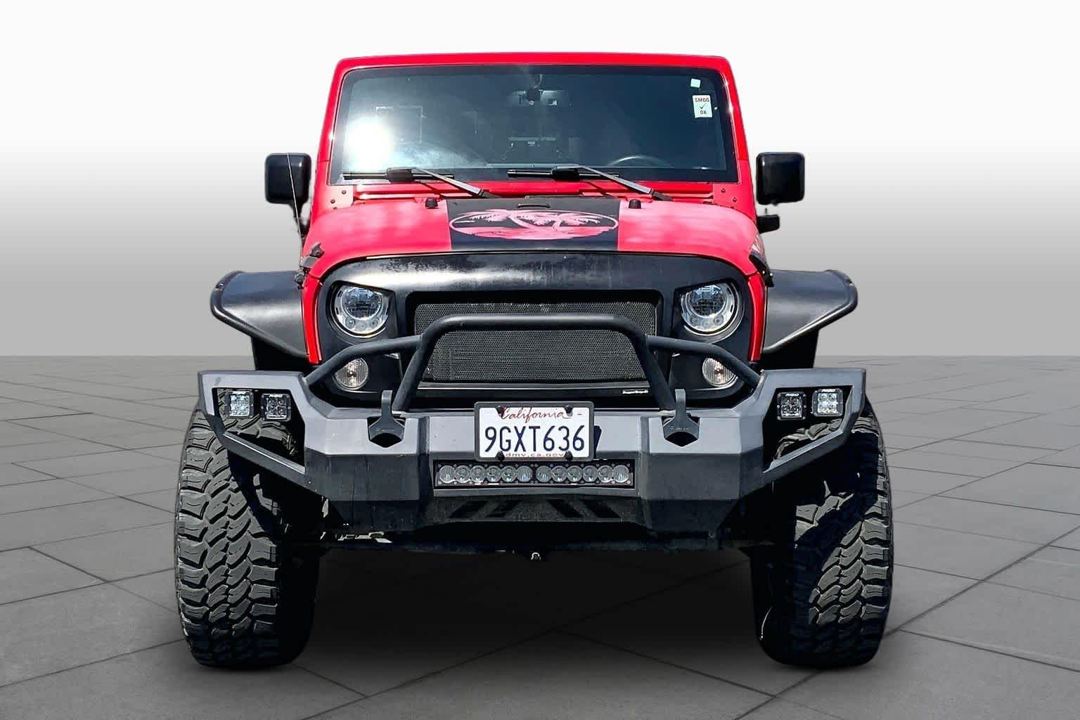 Used 2017 Firecracker Red Clearcoat Jeep Rubicon image 3