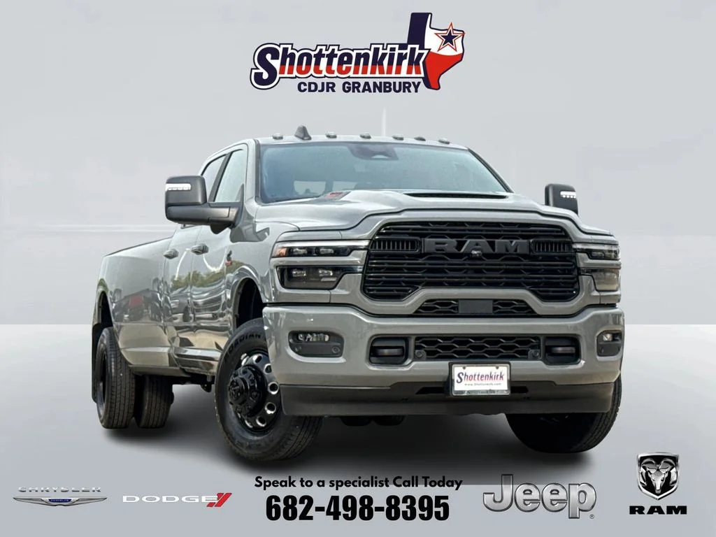 New 2026 Ceramic Gray Clear-Coat Exterior Paint RAM Laramie image 1