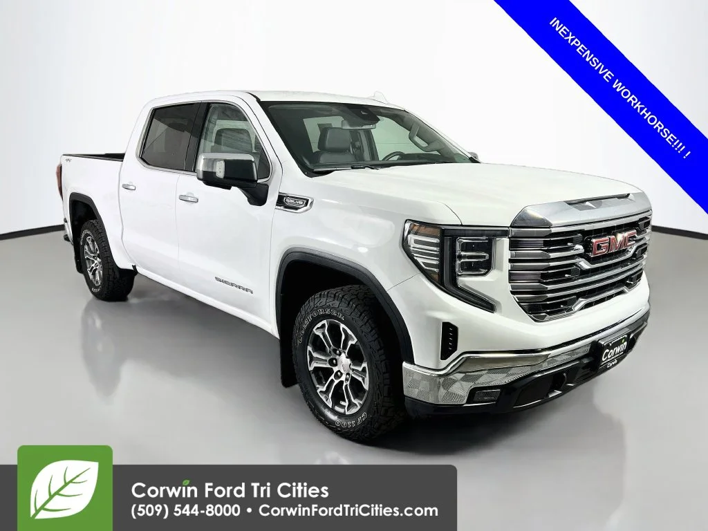 Used 2023 Summit White GMC SLT image 1