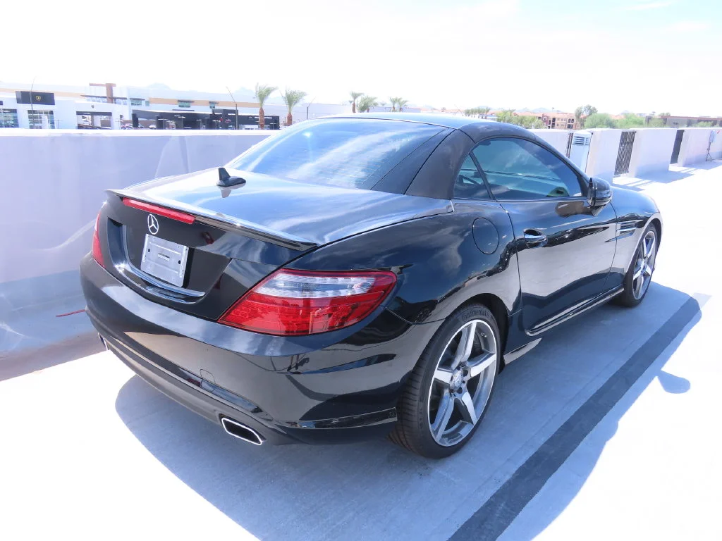 Used 2015 Black Mercedes-Benz SLK 250 image 4