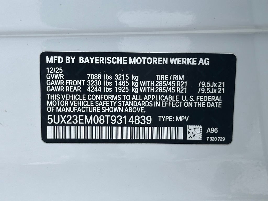 New 2026 Mineral White Metallic BMW xDrive40i image 43