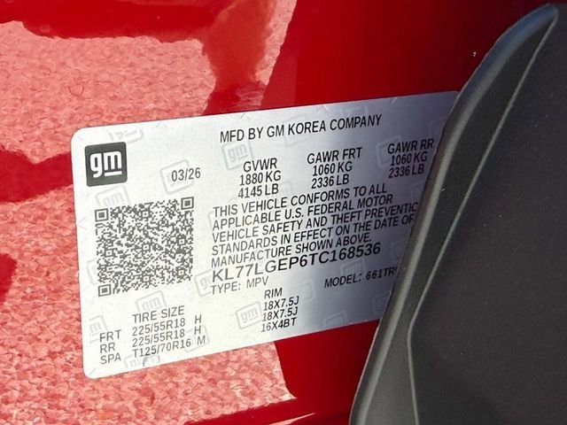 New 2026 Apex Red Chevrolet 1RS image 18