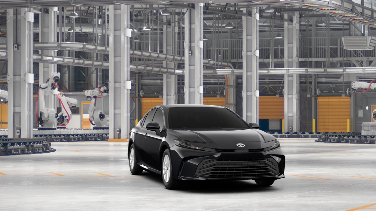 New 2026 Midnight Black Metallic Toyota LE image 16