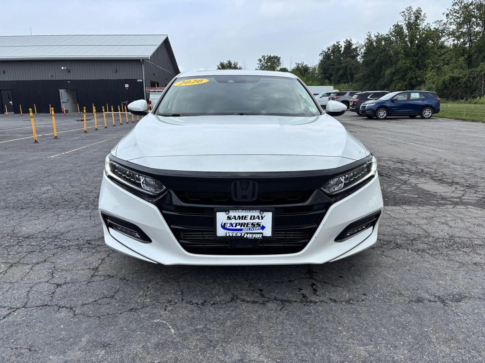 Used 2020 Platinum White Pearl Honda EX-L image 2