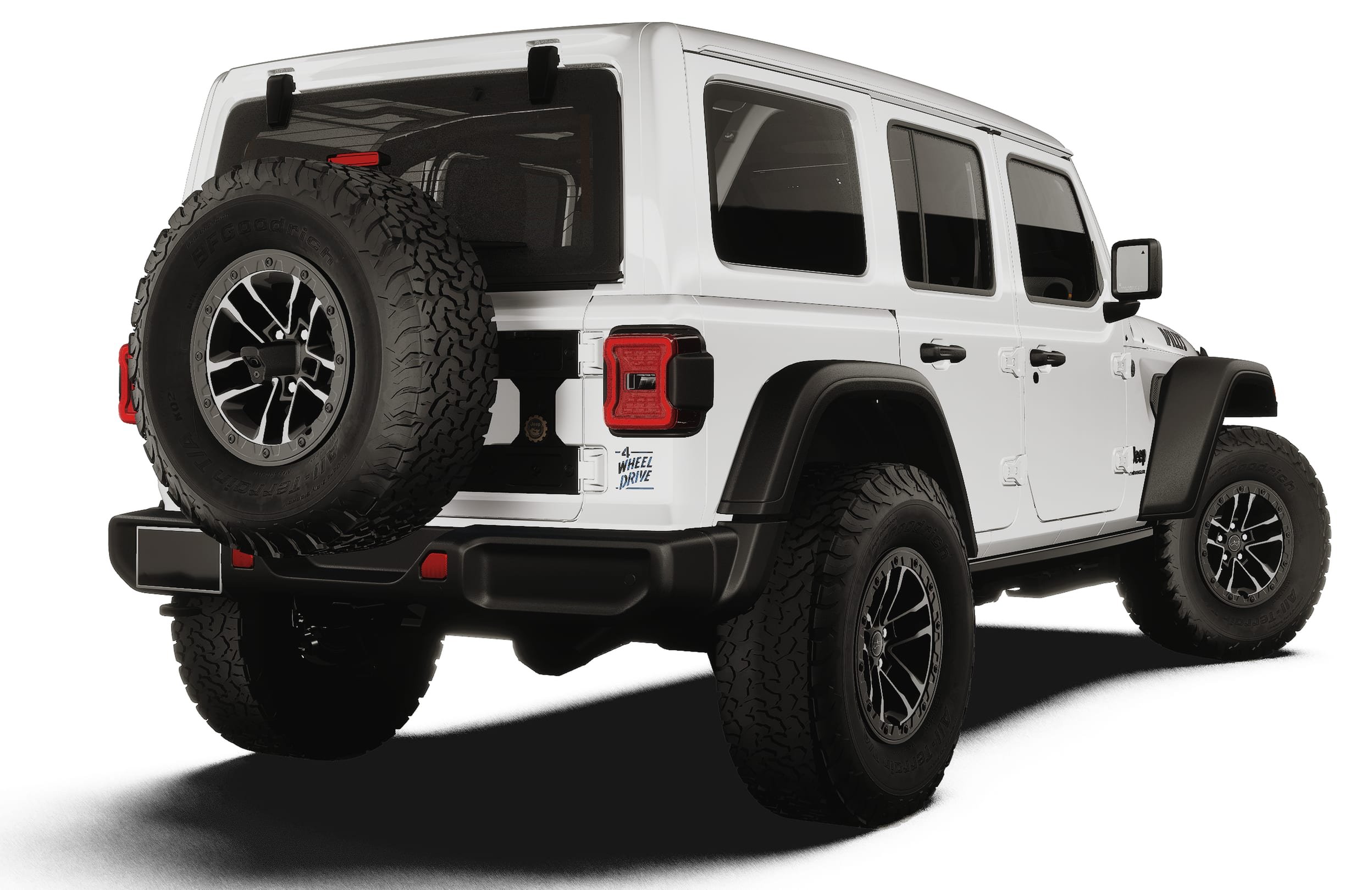 New 2027 Bright White Clear-Coat Paint Jeep Willys image 2