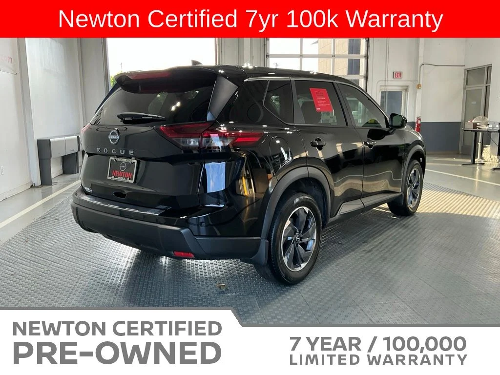 Certified Used 2025 Super Black Nissan SV image 22