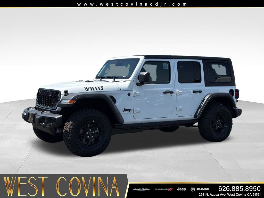 New 2026 Bright White Clear-Coat Exterior Paint Jeep Willys image 1